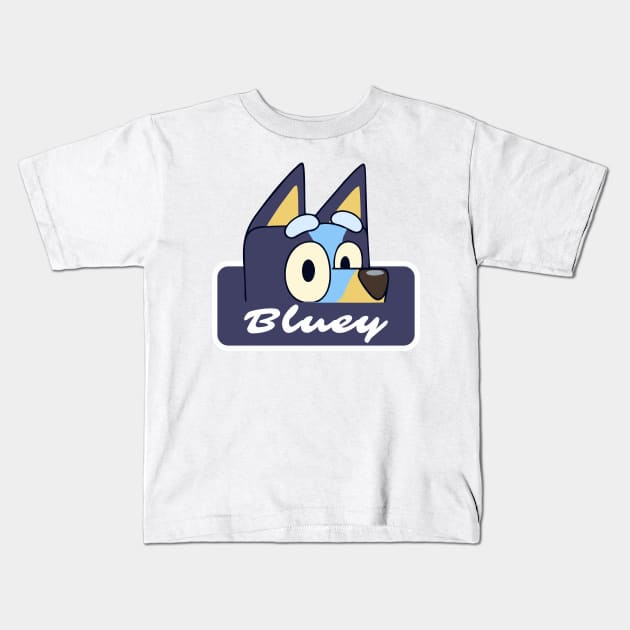 Bluey Kids T-Shirt by suprax125R